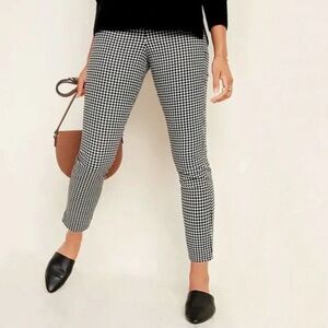 Old Navy Houndstooth Ankle Pants Size 10 Career Stretch